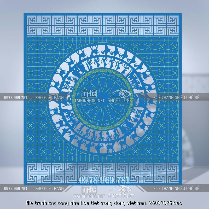 file tranh cnc cong nha hoa tiet trong dong viet nam 26032025 dao