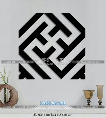 file tranh cnc hoa tiet chu van