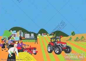 file tranh co dong nong dan