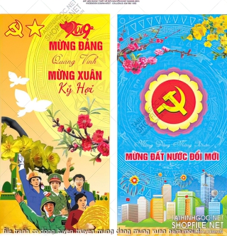 file tranh co dong tuyen truyen mung dang mung xuan nam moi 5