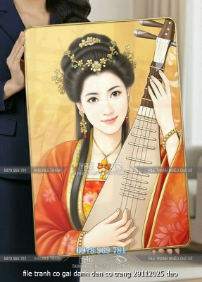 file tranh co gai danh dan co trang 29112025 dao