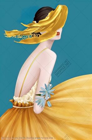 file tranh co gai tre de thuong tranh ve son dau 2