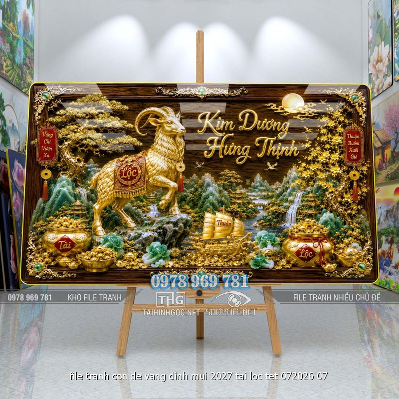 file tranh con de vang dinh mui 2027 tai loc tet 072026 07