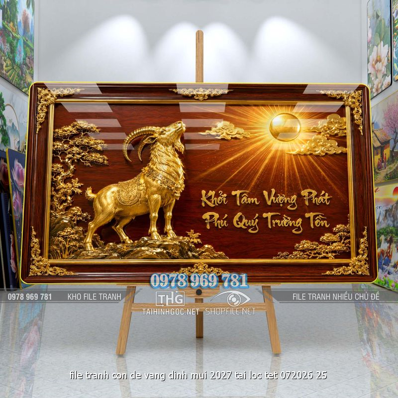 file tranh con de vang dinh mui 2027 tai loc tet 072026 25