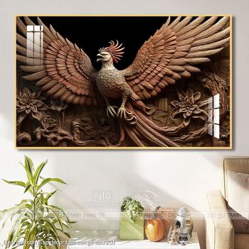 file tranh con giap decor tuoi con ga dau 201