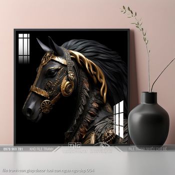 file tranh con giap decor tuoi con ngua ngo dep 004