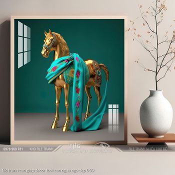 file tranh con giap decor tuoi con ngua ngo dep 009