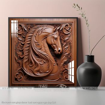 file tranh con giap decor tuoi con ngua ngo dep 014