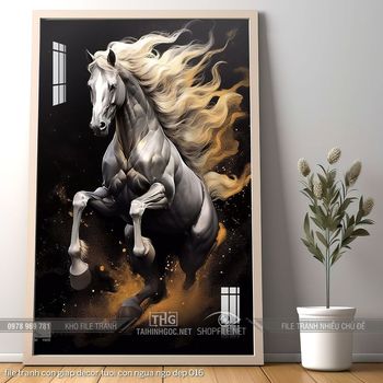 file tranh con giap decor tuoi con ngua ngo dep 016