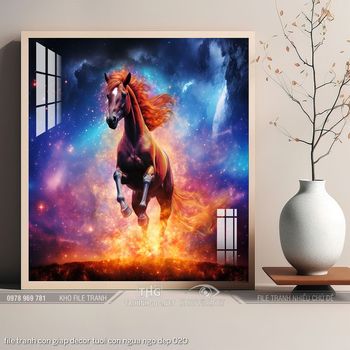 file tranh con giap decor tuoi con ngua ngo dep 020