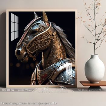 file tranh con giap decor tuoi con ngua ngo dep 022