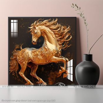 file tranh con giap decor tuoi con ngua ngo dep 025