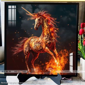 file tranh con giap decor tuoi con ngua ngo dep 026