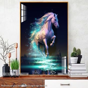 file tranh con giap decor tuoi con ngua ngo dep 035