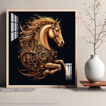 file tranh con giap decor tuoi con ngua ngo dep 043