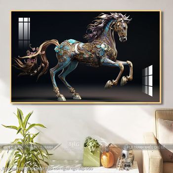 file tranh con giap decor tuoi con ngua ngo dep 050