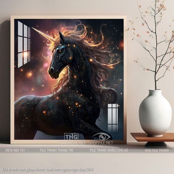 file tranh con giap decor tuoi con ngua ngo dep 054