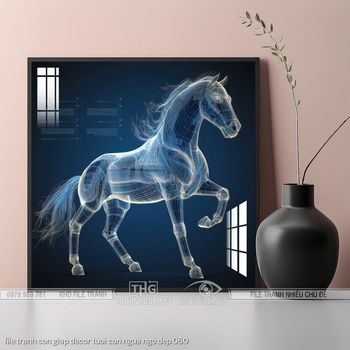 file tranh con giap decor tuoi con ngua ngo dep 060