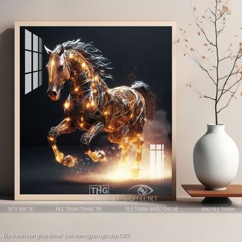 file tranh con giap decor tuoi con ngua ngo dep 063