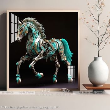 file tranh con giap decor tuoi con ngua ngo dep 064