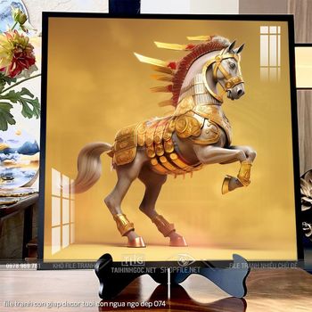 file tranh con giap decor tuoi con ngua ngo dep 074