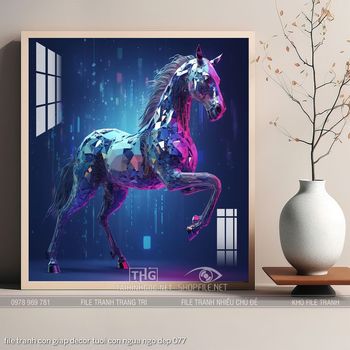 file tranh con giap decor tuoi con ngua ngo dep 077