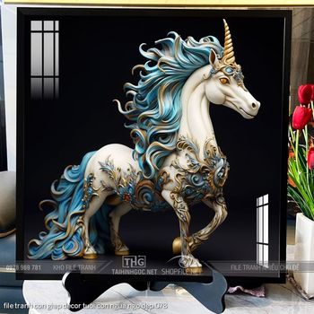 file tranh con giap decor tuoi con ngua ngo dep 078