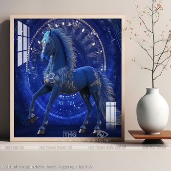 file tranh con giap decor tuoi con ngua ngo dep 080