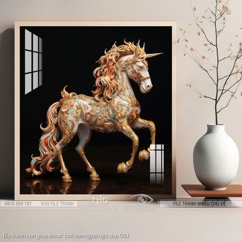 file tranh con giap decor tuoi con ngua ngo dep 081