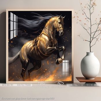 file tranh con giap decor tuoi con ngua ngo dep 083