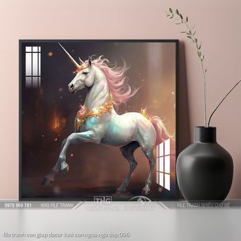 file tranh con giap decor tuoi con ngua ngo dep 096