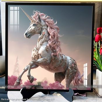 file tranh con giap decor tuoi con ngua ngo dep 100