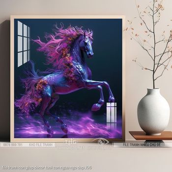 file tranh con giap decor tuoi con ngua ngo dep 106