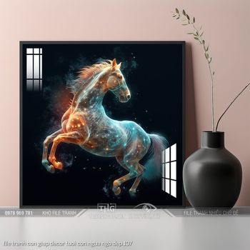 file tranh con giap decor tuoi con ngua ngo dep 107