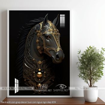 file tranh con giap decor tuoi con ngua ngo dep 109