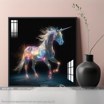 file tranh con giap decor tuoi con ngua ngo dep 112