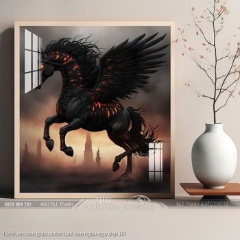 file tranh con giap decor tuoi con ngua ngo dep 117