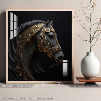 file tranh con giap decor tuoi con ngua ngo dep 118