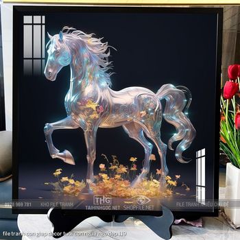 file tranh con giap decor tuoi con ngua ngo dep 119