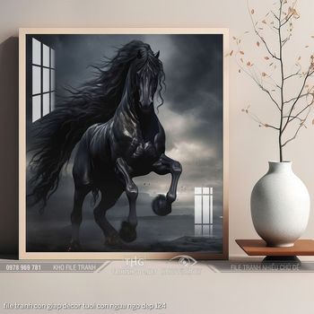 file tranh con giap decor tuoi con ngua ngo dep 124