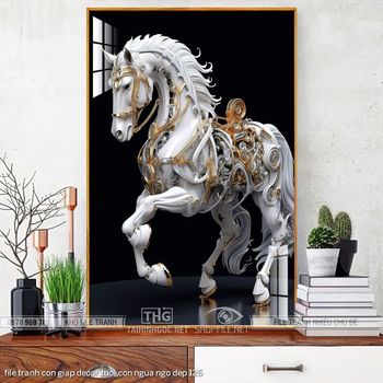 file tranh con giap decor tuoi con ngua ngo dep 126