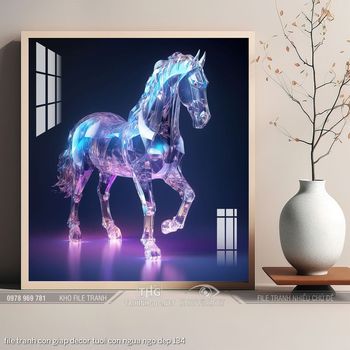 file tranh con giap decor tuoi con ngua ngo dep 134