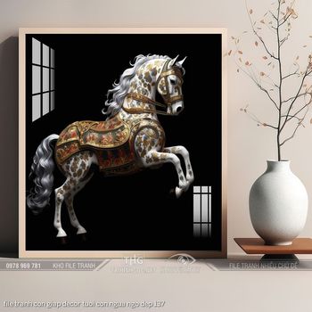 file tranh con giap decor tuoi con ngua ngo dep 137