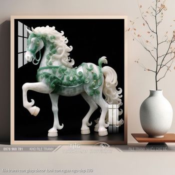 file tranh con giap decor tuoi con ngua ngo dep 139