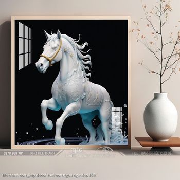 file tranh con giap decor tuoi con ngua ngo dep 146