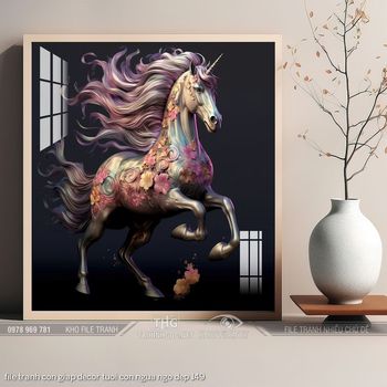 file tranh con giap decor tuoi con ngua ngo dep 149