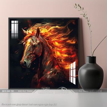 file tranh con giap decor tuoi con ngua ngo dep 161