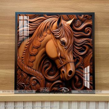 file tranh con giap decor tuoi con ngua ngo dep 181