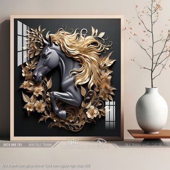 file tranh con giap decor tuoi con ngua ngo dep 192