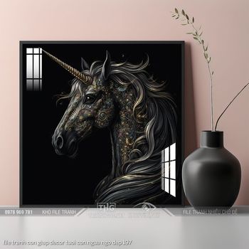 file tranh con giap decor tuoi con ngua ngo dep 197